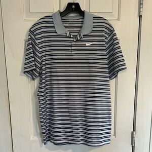 Nike men’s polo size large stripes
